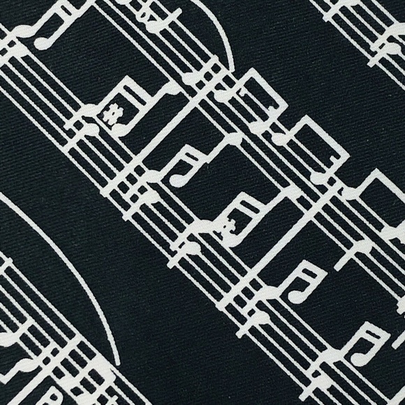 UTOPIA Piano Musical Sheet Music Mens Necktie Tie - Picture 2 of 3